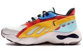 Li Ning Butterfly Slip Resistant Abrasion Resistant Low top Chunky Sneakers Men's Red Yellow AGLN069-16 43.5