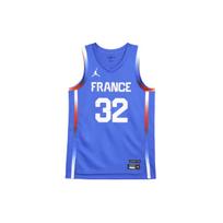 Air Jordan Victor Wembanyama France Limited Road Basketball Replica Jersey 'Royal White' Men's HF7308-405 XL