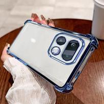 Luxury Shockproof Armor TPU Cover For OPPO Realme 16 Pro + Plus Realme16Pro Realme16Pro+ Realme16ProPlus Phone Cases Fundas Capa Realme 16Pro mėlyna