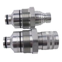 For Bobcat 319E 323E 325G 329E 331G Hydraulic Flat Face Coupler Kit AT406474 AT406475 Suitable for Earthmoving China Mainland