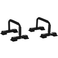 Dip Bars 2-Piece Set Dip Station up to 120 kg Load Capacity Dip Bar Fitness Equipment for Home Parallettes Calisthenics Equipment for Strength 36 x 25 x 20 cm juoda