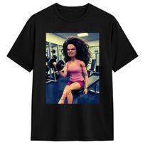 Vintage T-Shirt Beach Disgusting Gym Girl Funny Workout Meme Humor Fitness T Shirts Cotton Tsh M
