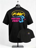 Ride Bad Fast Motocross T Shirt For Unisex 100 Cotton Dirt Bike Racing Graphic Tee Casual Short Sleeve White 2026 New 4XL black