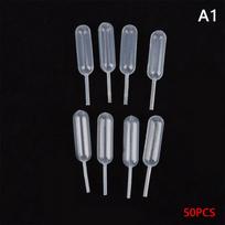 50 vnt. Mini lašintuvas 4 ml Vienkartinis uogienės lašintuvas keksiukams, padažams, Squeezer perdavimo pipetės Lašintuvas Desertams, įdarytiems pyragams, dekoravimui A1