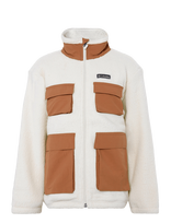 Columbia Sportswear - Jasper Ridge Pebbled Fleece Full Zip - Flisinė striukė - Kreminė spalva