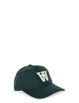 WOOD WOOD - Wwaa Felt Patch Cap 25250 - Kepurė - Žalia