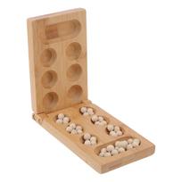 „Mancala“ žaidimo lenta šachmatai, sulankstomi, afrikietiški mediniai, šeima, vaikai, strategijos dėlionės rinkinys, žaislas, kelionės, strateginiai žaidimai, žaidimai, smegenys chaki