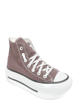 Converse - Chuck Taylor All Star Lift Double Stack - Sportiniai aukštakulniai sportbačiai - Violetinė