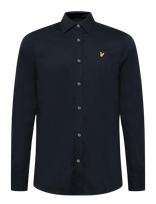 Lyle & Scott - Long Sleeve Poplin Shirt - Laisvalaikio marškiniai - Tamsiai mėlyna