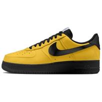 Nike Air Force 1 Abrasion Resistant Low top Skateboard Shoes Unisex Yellow Black IQ2713-700 38.5