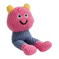 Crinkle Sound Cat Toy Catnip Cat Chew Toy Interactive Plush Waffle Kitten Teething Toy for Indoor Cats Biting Entertainment pink