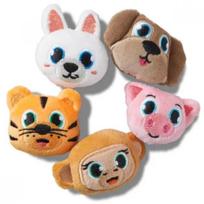 Crocs Animal Fuzz Jibbitz 5 Pack 10013953 FREE. black