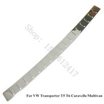 for Volkswagen VW Transporter T5 T6 Multivan 2003 2004 2005~2025 Stainless Outer Rear Bumper Protector Guard Plate Trim sidabras