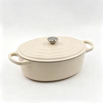Enamel Cast Iron Dutch Oven beige