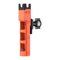 Electric Motorcycle Rod Storage Fishing Rod Holder Tube ABS Materials Quick Installation For Outdoor Fishing Camping oranžinė