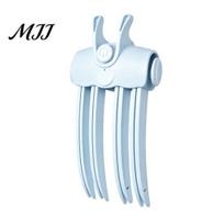 Fine Hair Volumizer Electric Heated Volume Clip, 2 Heat Settings Volumizing Root Lift Tool Anti Slip for Thin Hair, Fluffy Bangs, USB Rechargeable šviesiai mėlyna spalva