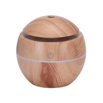High Quality Aromatherapy Diffuser Wood Grain Remote Control Ultrasonic Air Humidifier with 7 Colors Light