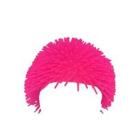 Sea Urchin Shape Funny Swimming Cap Long Hair Design Spiky Ball Prank Hat  Young People rožinė