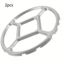2pcs Wok Pan Support Rack Small Stove Pot Burners Wok Rack Auxiliary Support Gas Round Bottom Stand Alloy Rings Grill Top 15.4cm 2pcs sidabras