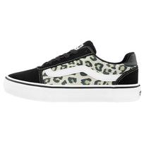 Vans Ward Deluxe Canvas Versatile Comfortable Low Top Skate Shoes Women sneaker Black VN0A3TLAA2S 38