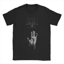 2025 Death Stranding 2 New Series T Shirts Men's Pure Cotton T-Shirts Round Neck Video Game Tees Short Sleeve Clothing S gray
