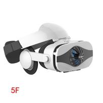 Mobiliojo telefono virtualiosios realybės VR akiniai, IMAX didelio ekrano 3D akiniai, Google Cardboard VR laisvų rankų įranga, su ventiliatoriumi, palaiko žaidimų valdiklius VR Glasses