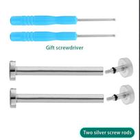 20mm 22mm Strap Shaft Screw Rod For Cartier Pasha Series notch Strap Connecting Rod Men Women Stainless Steel Watch Accessories 19.6 For 20mm strap