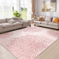 Living Room Area Rugs 9x12: Washable Rug for Bedroom Dining Room Neutral Modern Soft Thin Large Carpet Non-Slip Stain R 50x80cm