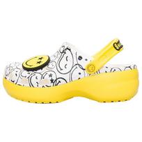 Crocs Smiley X Classic Clog Patogūs universalūs klumpės Moteriškos klumpės Baltos geltonos 207980-94S 36-37