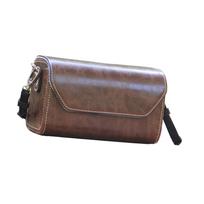Camera Case Photography Tote Bag with Pockets PU Leather Shoulder Bag for Sony ZVE10 Panasonic Epl1-epl10 DSLR Gadgets Bag kava