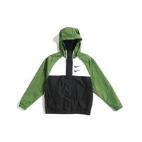 Nike Sportswear Swoosh Woven Hooded Jacket Asia Sizing 'Green' Men's CJ4889-010 XL black