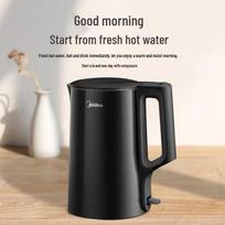 Midea 1.7L Double-Layer Anti-Scald Electric Kettle CN plug (adapter included) black