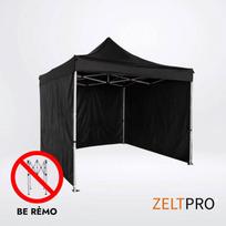Prekybinės palapinės stogas ir sienos (4 vnt.) komplektas  3x3 Juoda Zeltpro TITAN