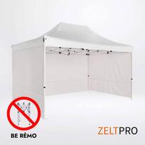 Prekybinės palapinės stogas ir sienos (4 vnt.) komplektas  3x4,5 Balta Zeltpro PROFRAME