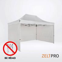 Prekybinės palapinės stogas ir sienos (4 vnt.) komplektas  3x4,5 Balta Zeltpro TITAN
