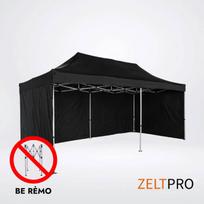 Prekybinės palapinės stogas ir sienos (4 vnt.) komplektas  3x6 Juoda Zeltpro TITAN