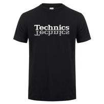 2026 HOT SALE Technics T Shirt Dj 1200 Turntable Music House Techno Electronic Hip Hop New Hot Summer T-Shirt Fashion Casual Short Sleeve Tee Top 4XL black