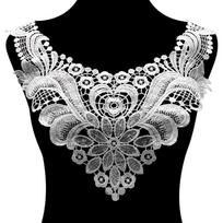 Hollow Lace Neckline DIY Lace Trim Stylish Collar Lace Fake Collar  Women's Fashion balta