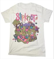 2026 m. vasaros CUTE SLIPKNOT Grafinis T-shirt 100% Medvilnė Apvalus Kaklas Laisvalaikio Unisex apvalus kaklas Laisvas patogus Y2K Viršutinė dalis XL beige