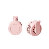 Flashlight Waist Clip on Fan Power Bank Mini Electric Fans Durable Waist Mounted Fan  Outdoor Pink-2 900mAh