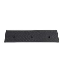 Nešiojama bortelio rampa, didelio stiprumo guminė slenksčio rampa, automobilio pakylos pakopa durims, šaligatviui, krovimo dokui 100x25x10cm gray