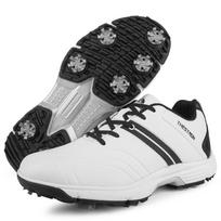 Men's 517 Breathable Lace-up Golf Shoes with Spikes 43