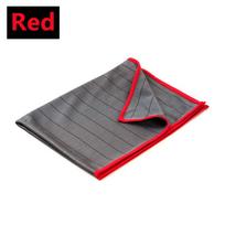 3PCS Carbon Microfiber Cleaning Cloth Lint Free Reusable Kitchen Dish Cloth Glass Window Polishing Streak Free Miracle Clean Rag 3PCS raudona