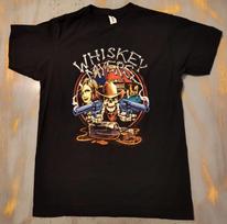 Whiskey Myers Skeleton Cowboy Revolvers Southern Rock Black T-Shirt S įvairiaspalvis