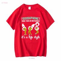 Premium Retro Sousaphone Tuba Brass Player Music T Shirt Vintage Washed Designer Clothes Unisex Breathable Versatile Soft Homme S