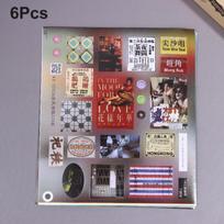 6/12/18 Sheets Y2K Dreamcore Retro Hong Kong Weirdcore Style Collages Journals Diary Scrapbook Stickers A1