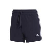 Adidas Essentials Slim 3-Stripes Shorts Women Bottoms Navy-Blue HM9289 XS black