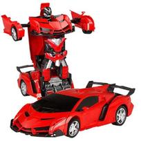 Remote Control Car, RC Cars for Kids Electric Toy Car Hobby Racing Car Toys with Lights & Controller, Christmas Birthday Gift for Boys and Girls raudona