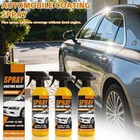3 vnt. Nano automobilio dangos purškalas, Automobilio dažų paviršių apsaugai, Tinka automobiliams su keraminėmis dangomis, 120 ml one size balta