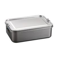 Nerūdijančio plieno priešpiečių dėžutė Nesandari Bento dėžutė vaikams suaugusiems Maisto indai sumuštiniams, vaisiams, užkandžiams S white